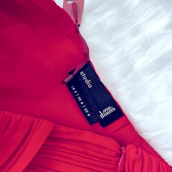 Midi pleated pencil skirt - Picture 3 of 3